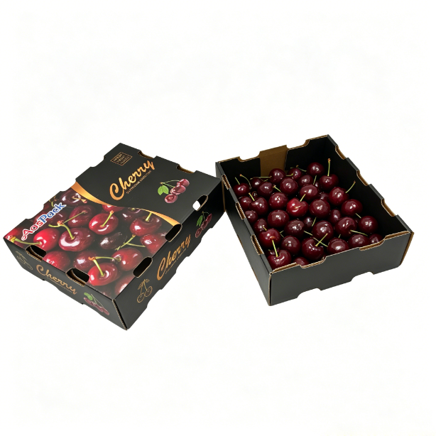 matt lamination cherry box